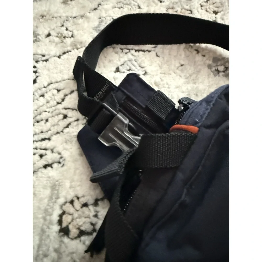 Vintage American Eagle waist bag utility cargo tech wear belt Fanny waist Y2K